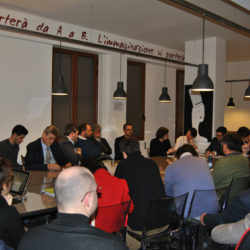 Meeting “Dove nascono le imprese” at Piano C, Milan.