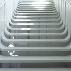 6 Floating Staircase, design by Zaha Hadid, produced by TBC.