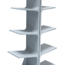 Bookcase Concrete, design Matali Crasset, produced by LCDA.