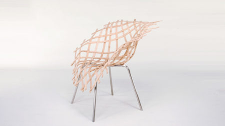 Handmade Hangzhou Bambu, Air Chair design by Zhang Lei, Christoph John, Jovana Bogdanovic.