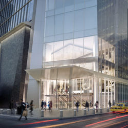 30 Hudson Yards Entrance, Viewed from 33rd St. and 10th Ave. - courtesy of Related-Oxford