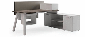 Workstation desk system by Mascagni (designed by Pietro Mascagni).