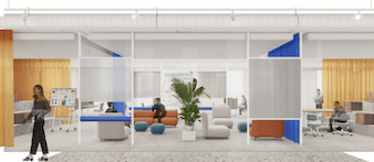 The future of offices: layout and interior design evolution (courtesy Coima Image).
