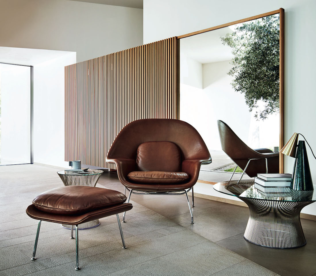 Womb Chair and Platner Low Table and Platner Side Table_ph Federico Cedrone